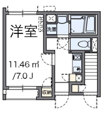 クレイノオリーブハウスVIIIの物件間取画像